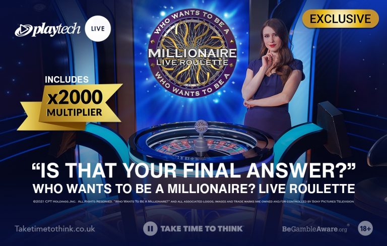 Who Wants To Be A Millionaire? Live Roulette by Playtech