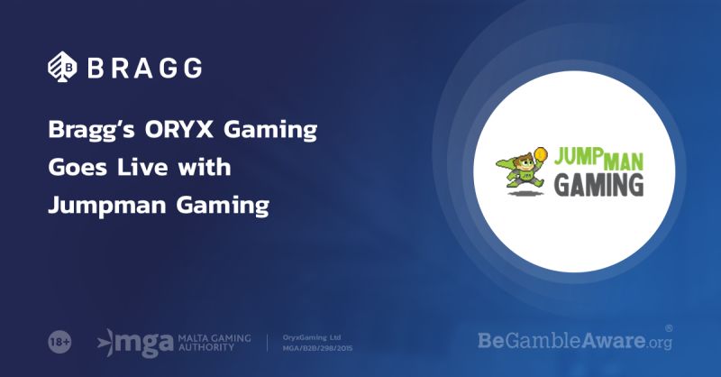 Bragg’s ORYX Gaming goes live with Jumpman Gaming