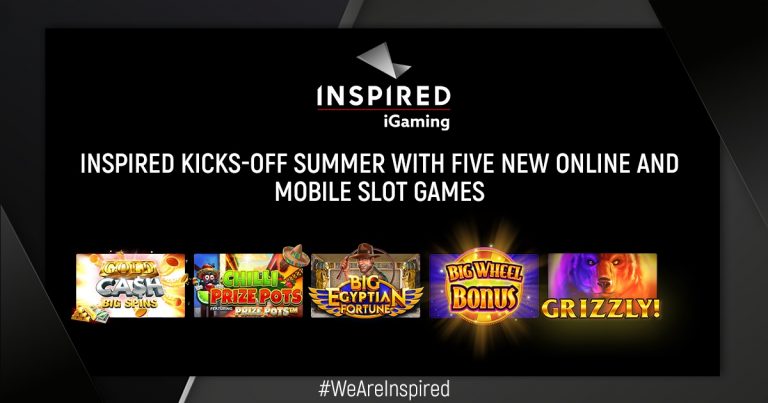 Inspired launches five online and mobile slots