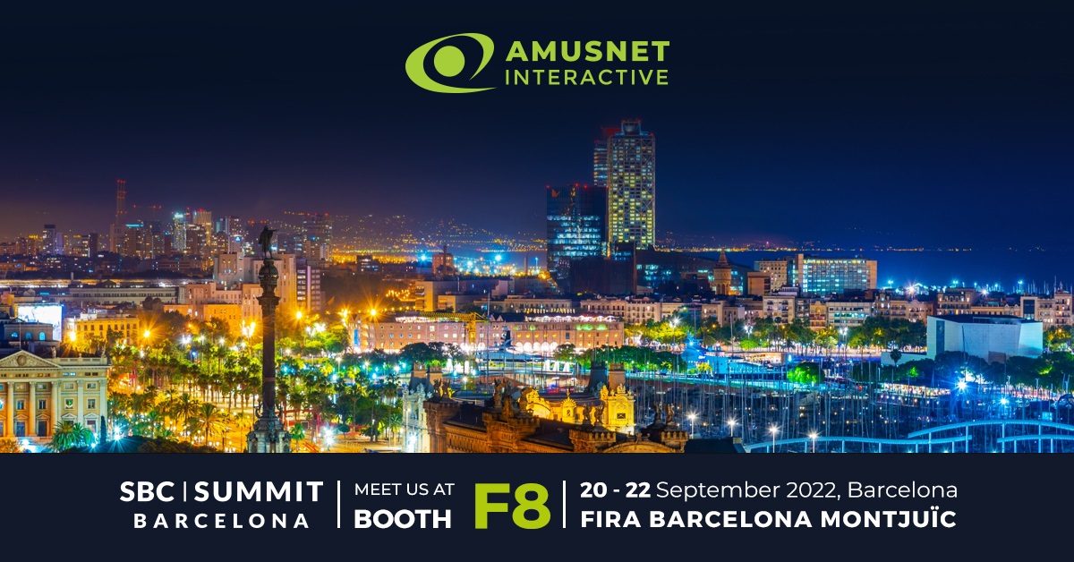 Amusnet Interactive showcases new products at SBC Summit Barcelona 2022