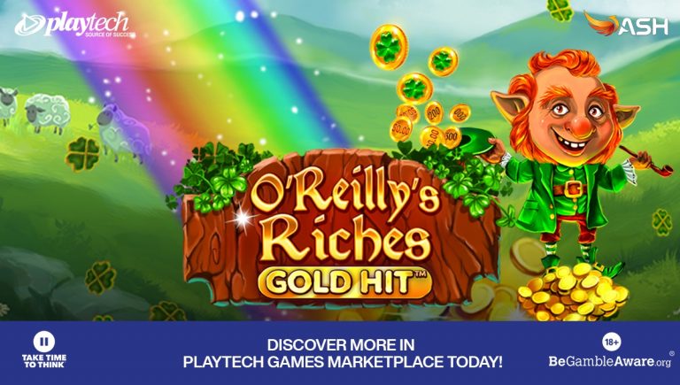 Gold Hit: O’Reilly’s Riches by Playtech’s Ash