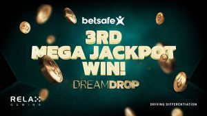 Relax Gaming’s Dream Drop pays out third Mega Jackpot via Betsafe
