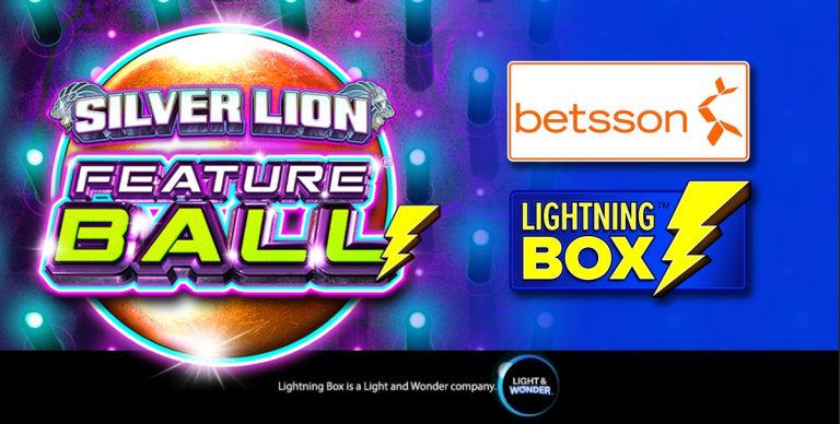 Silver Lion Feature Ball by Light & Wonder’s Lightning Box