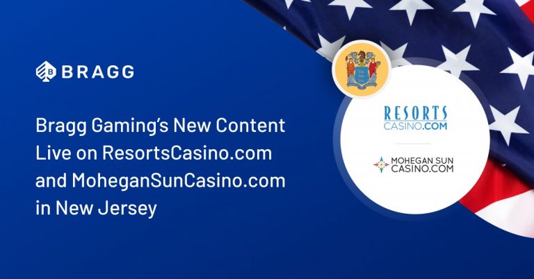 Bragg Gaming’s new content live on ResortsCasino and MoheganSunCasino in New Jersey