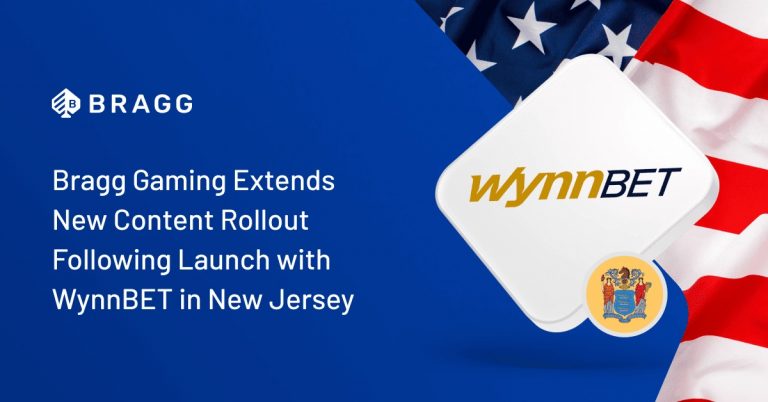 Bragg Gaming extends new content rollout following launch with WynnBET in New Jersey