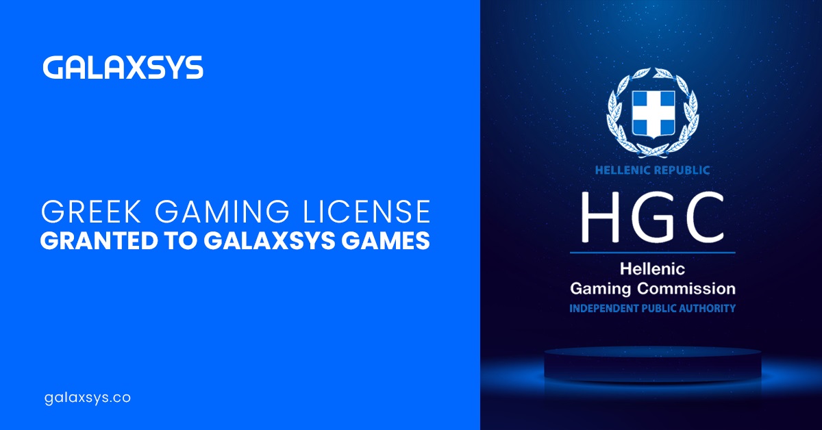 Galaxsys games now available under Greek gaming license