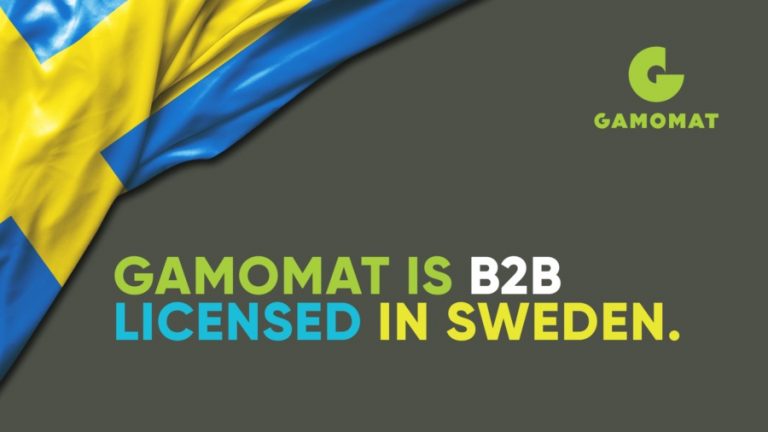 Gamomat secures new Swedish B2B licence