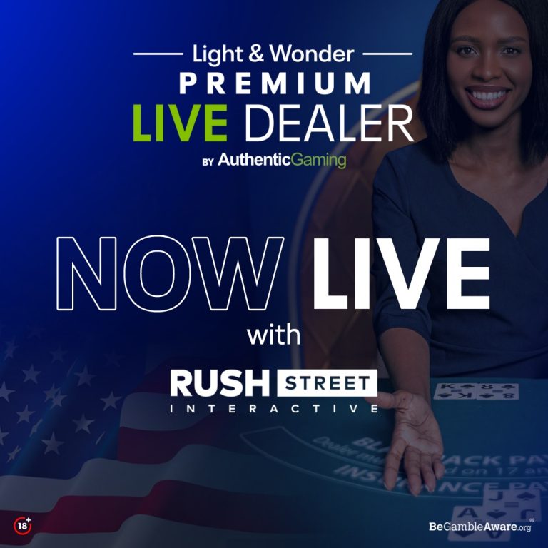 Light & Wonder live dealer by Authentic Gaming goes live with BetRivers in landmark US launch