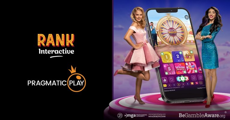 Pragmatic Play adds live casino content to Rank Group partnership