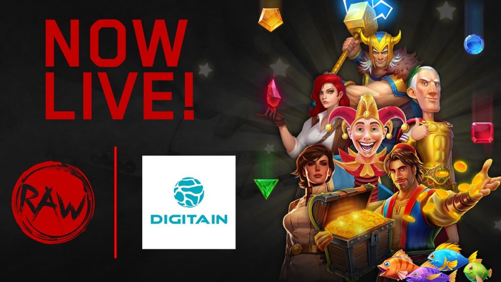RAW iGaming teams up with Digitain