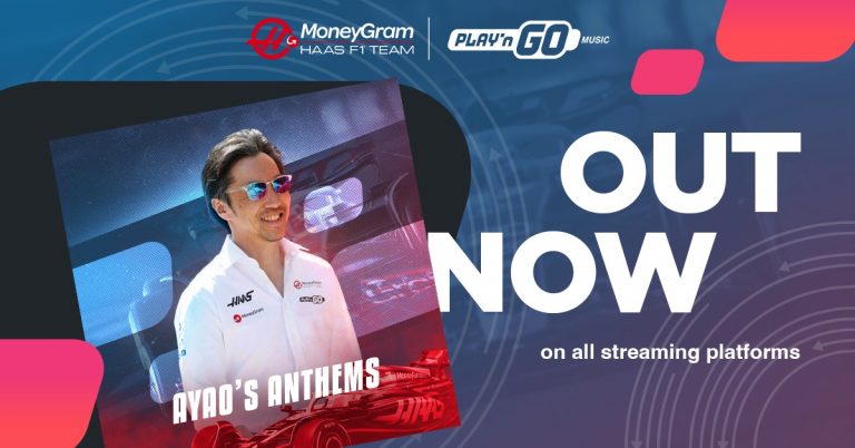 Play’n GO launches Play’n GO Music x MoneyGram Haas F1 Team collaboration