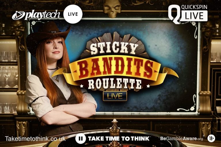 Sticky Bandits Roulette Live by Playtech’s Quickspin Live