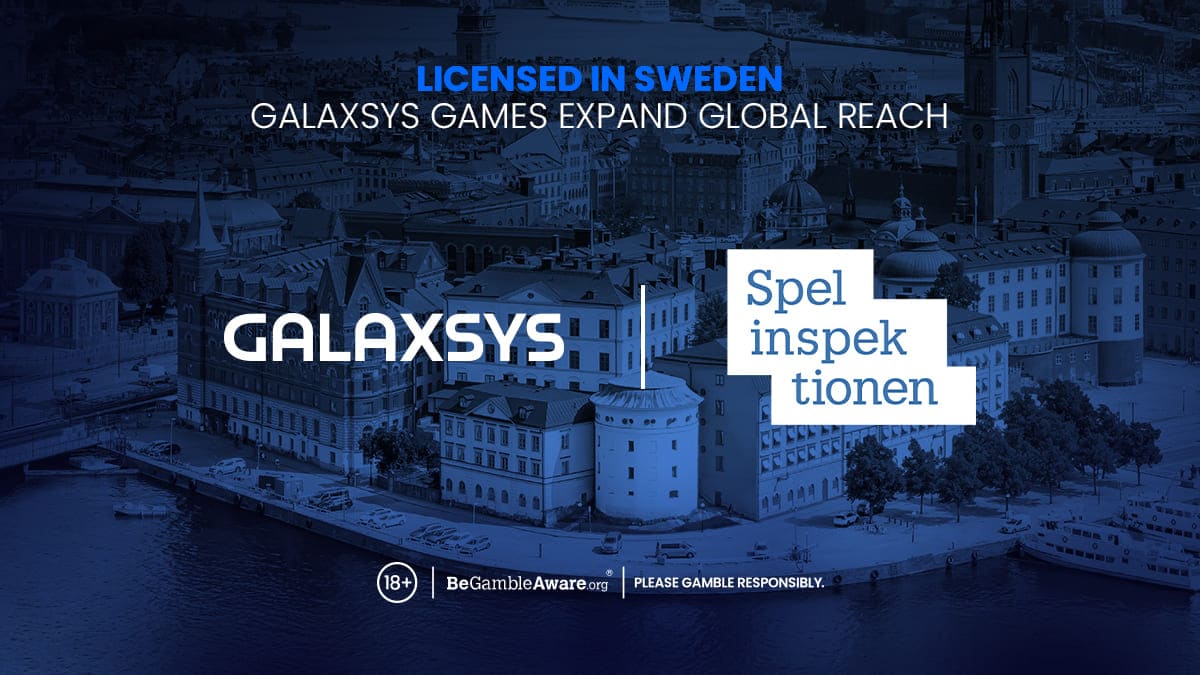 Galaxsys games now officially licensed in Sweden