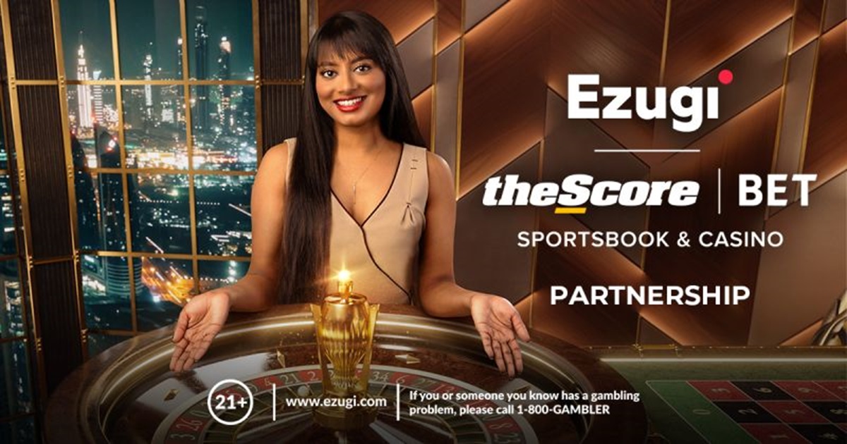 Evolution’s Ezugi partners theScore Bet in Ontario