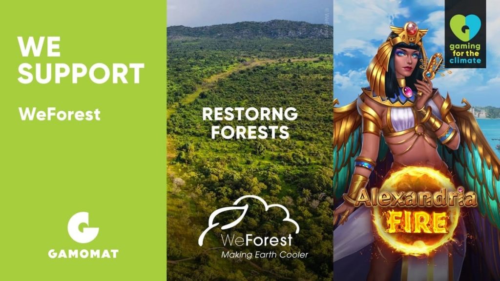 GAMOMAT grows its Gaming for the Climate initiative with Alexandria Fire collaboration with WeForest